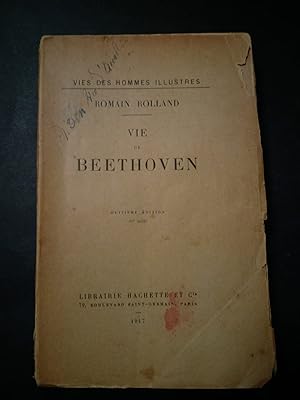 Image du vendeur pour Rolland Romain. Vie de Beethoven. Librairie hachette. 1917 mis en vente par Amarcord libri