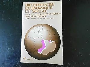 Seller image for Dictionnaire conomique et social - 100 articles thmatiques, 1200 dfinitions for sale by JLG_livres anciens et modernes