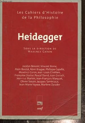 Image du vendeur pour Heidegger mis en vente par Le-Livre