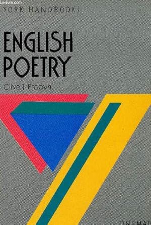 Bild des Verkufers fr English Poetry (Collection "York Handbooks") zum Verkauf von Le-Livre