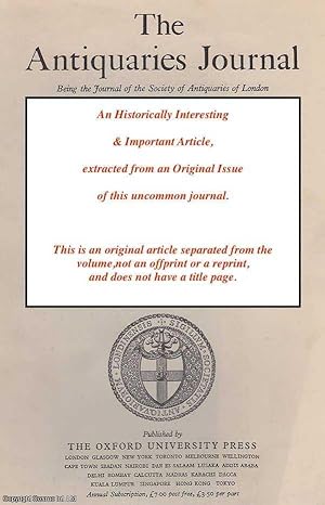 Imagen del vendedor de A Seal of Edward II for Scottish Affairs. An original article from the The Antiquaries Journal, 1931. a la venta por Cosmo Books