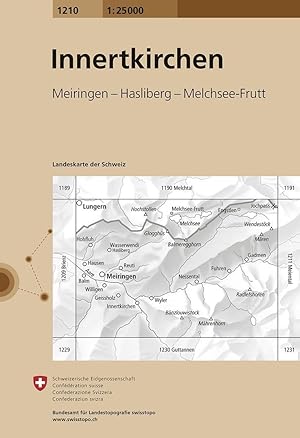 Bild des Verkufers fr Swisstopo 1 : 25 000 Innertkirchen zum Verkauf von moluna