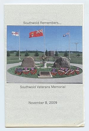 Bild des Verkufers fr Southwold Remembers . Southwold Veterans Memorial zum Verkauf von Attic Books (ABAC, ILAB)
