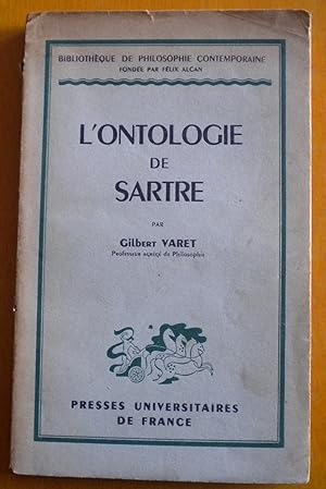 Seller image for L'Ontologie de Sartre for sale by Libreria Ninon