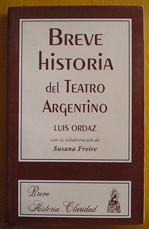 Breve Historia del Teatro Argentino