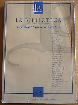 La crítica literaria en Argentina