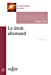 Seller image for Le droit allemand - 3e éd. [FRENCH LANGUAGE - Soft Cover ] for sale by booksXpress