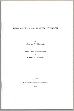 WHO AND WHY WAS SAMUEL JOHNSON