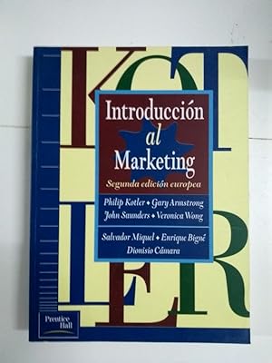 Seller image for Introduccin al Marketing for sale by Libros Ambig