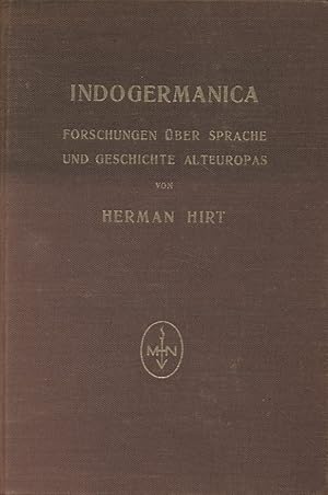 Seller image for Indogermanica: Forschungen ber Sprache u. Geschichte Alteuropas. Ausgew. u. hrsg. v. Helmut Arntz. for sale by Fundus-Online GbR Borkert Schwarz Zerfa