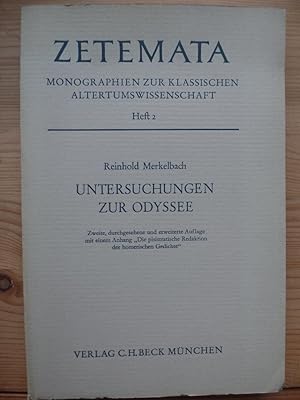 Zetemata : Monographien zur klassischen Altertumswissenschaft; Heft 2 ; Untersuchung zur Odyssee ...