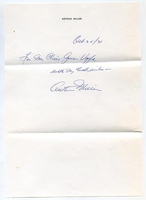 Imagen del vendedor de Autograph quotation signed. a la venta por Antiquariat INLIBRIS Gilhofer Nfg. GmbH