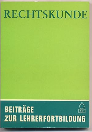 Bild des Verkufers fr Rechtskunde Bericht ber die Arbeitstagung "Rechtskunde" fr Lehrer an allgemeinbildenden und hhren Schulen in Graz vom 28. August bis 8. September 1972 zum Verkauf von avelibro OHG