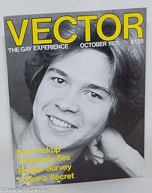 Image du vendeur pour Vector: the gay experience; vol. 11, #10 October 1975: First Pickup mis en vente par Bolerium Books Inc.