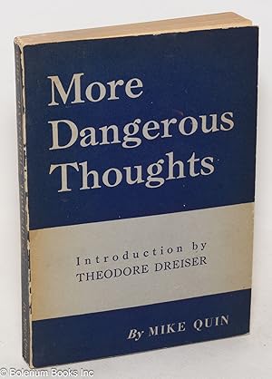 Seller image for More dangerous thoughts for sale by Bolerium Books Inc.