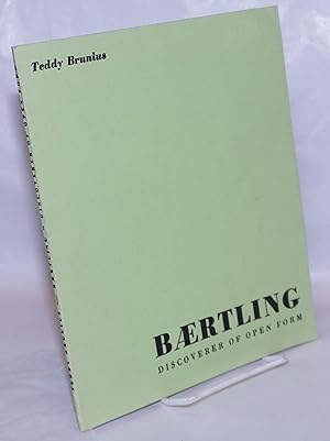 Baertling: Discoverer of Open Form