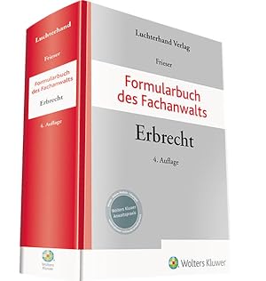 Seller image for Formularbuch des Fachanwalts Erbrecht for sale by primatexxt Buchversand