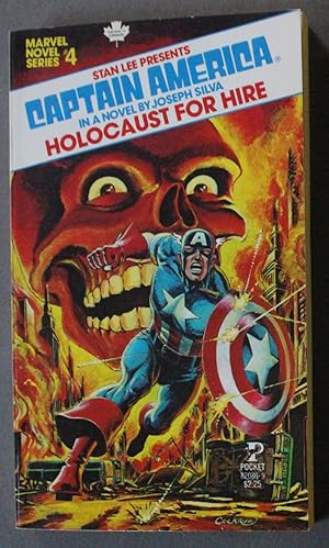 Imagen del vendedor de CAPTAIN AMERICA - HOLOCAUST FOR HIRE (Stan Lee Presents.; Marvel Novel Series Book #4 / Four/ Fourth; May/1979; Pocket Books #82086); vs RED SKULL Cover & Story a la venta por Comic World