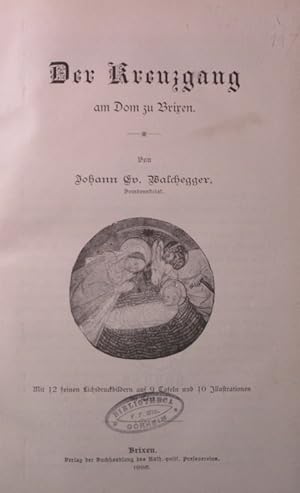 Seller image for Der Kreuzgang am Dom zu Brixen. for sale by Antiquariat Bookfarm