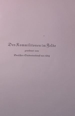 Imagen del vendedor de Altdeutsche Meister. Eine Auswahl frs Feld aus dem Werke "Altdeutsche Malerei". 5 farbige Bltter und 33 einfarbige Bilder. Liebesgabe deutscher Hochschler. 4. Kunstgabe. a la venta por Antiquariat Bookfarm