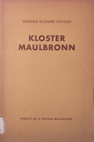 Seller image for Kloster Maulbronn. for sale by Antiquariat Bookfarm
