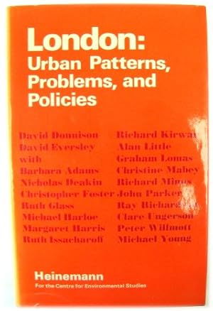 Bild des Verkufers fr London: Urban Patterns, Problems, and Policies zum Verkauf von PsychoBabel & Skoob Books