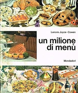 Seller image for UN MILIONE DI MENU' for sale by Usatopoli libriusatierari