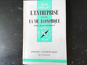 Seller image for L'Entreprise dans la vie conomique (Que sais-je) for sale by JLG_livres anciens et modernes