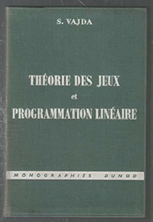 Image du vendeur pour Thorie des jeux et programmation linaire - traduit et adapt par J. Bouzitat mis en vente par JLG_livres anciens et modernes