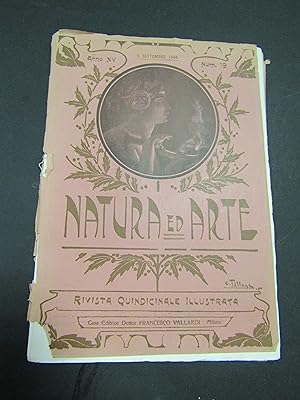 Natura ed arte. Rivista quindicinale illustrata. Anno XV. Num. 19. Dottor Francesco Vallardi. 1906