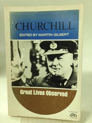 Imagen del vendedor de Churchill (Great Lives Observed) a la venta por World of Rare Books