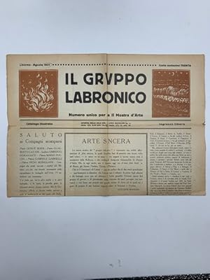 Il Gruppo Labronico. Numero unico per la II Mostra d'arte, Livorno-Agosto 1921