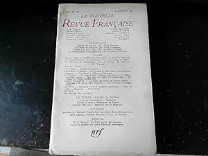 Bild des Verkufers fr Broch - La nouvelle revue franaise - 1er avril 1961 - 9me anne n103 zum Verkauf von JLG_livres anciens et modernes