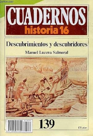 Bild des Verkufers fr Cuadernos Historia 16, n139 : Descubrimientos y descubridores. El Caribe y la Tierra Firme (1492-1518) - En pos de una quimera - Nuez de Balboa - etc zum Verkauf von Le-Livre