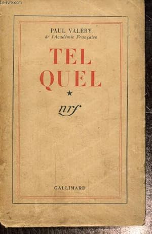 Image du vendeur pour Tel Quel mis en vente par Le-Livre