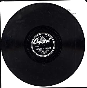 Invitation To The Blues / The Patty Cake Man (10-INCH, 78 RPM RECORD)