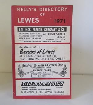 Bild des Verkufers fr Kelly's Directory of Lewes, 1971, Ninth Edition zum Verkauf von BRIMSTONES