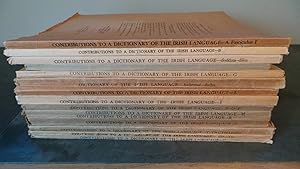Contribution to a Dictionary of the Irish Language Collection 15 Vol.