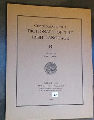 Image du vendeur pour Contribution to a Dictionary of the Irish Language Collection R mis en vente par Thistle and Heather Books