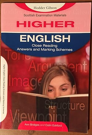 Seller image for Higher English Close Reading Answers and Marking Schemes for sale by Thistle and Heather Books
