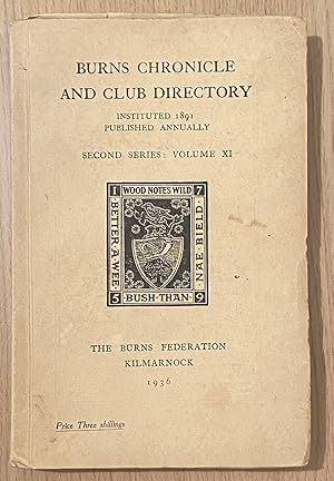 Burns Chronicle and Club Directory. Second Series: Volume XI, 1936