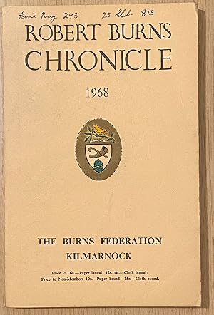 Burns Chronicle and Club Directory. Third Series: Volume XVII, 1968