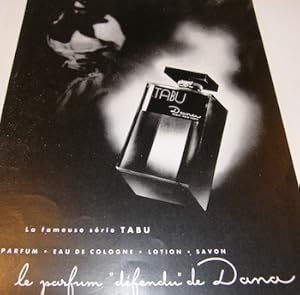 La Fameuse Serie Tabu. Le Parfum "defendu" de Dana.