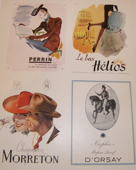 Page with ads from Perrin, Helios, Chapeaux Morreton, & Parfum Lascif D'Orsay.