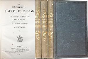 The constitutional history of England from the accession of Henry VII to the death of George II. ...