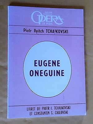 Bild des Verkufers fr Eugene Oneguine, opra en trois actes et sept tableaux, musique de Tchaikovski (1840-1893) zum Verkauf von Claudine Bouvier