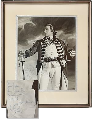 That Hamilton Woman (Original photograph of Laurence Olivier from the 1941 film, inscribed by Oli...