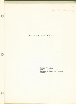 Imagen del vendedor de Within the Rose (typed poem, early version) a la venta por Eureka Books