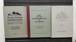 1. Die alten Steinkreuze im Königkreich Sachsen, 1918. 2. Die alten Steinkreuze in Sachsen, 1928....