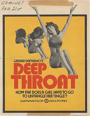 Deep Throat (Original press kit for the 1972 film)